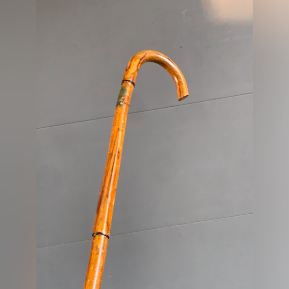 1931 Vintage Wooden Detroit American Legion Decal Badge Functional Souvenir Cane - Picture 16 of 16